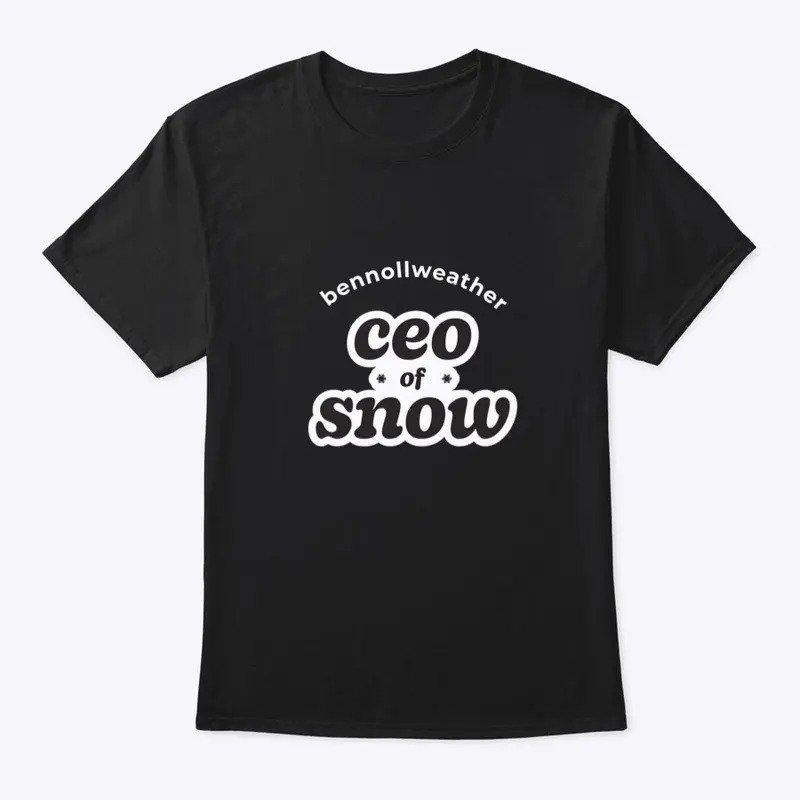 CEO of Snow - White on Black